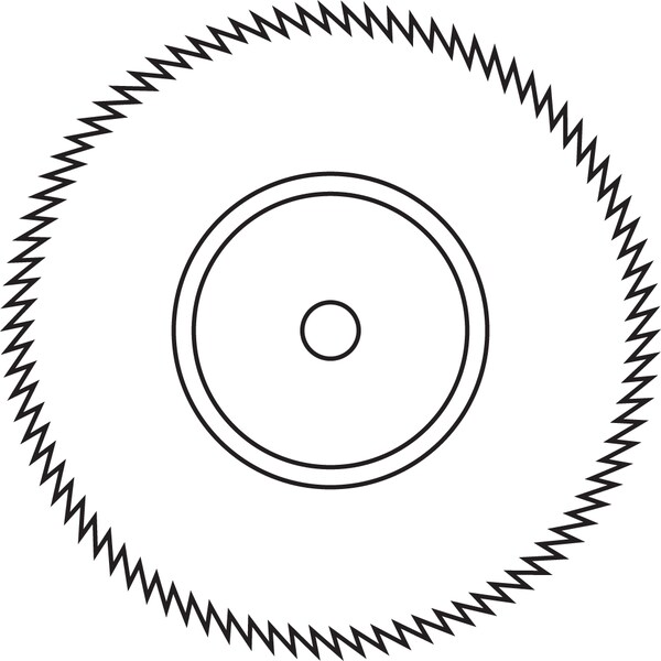 Saw Blade Tooth for Aluminum, 10 in. x 250 Teeth Single Pack